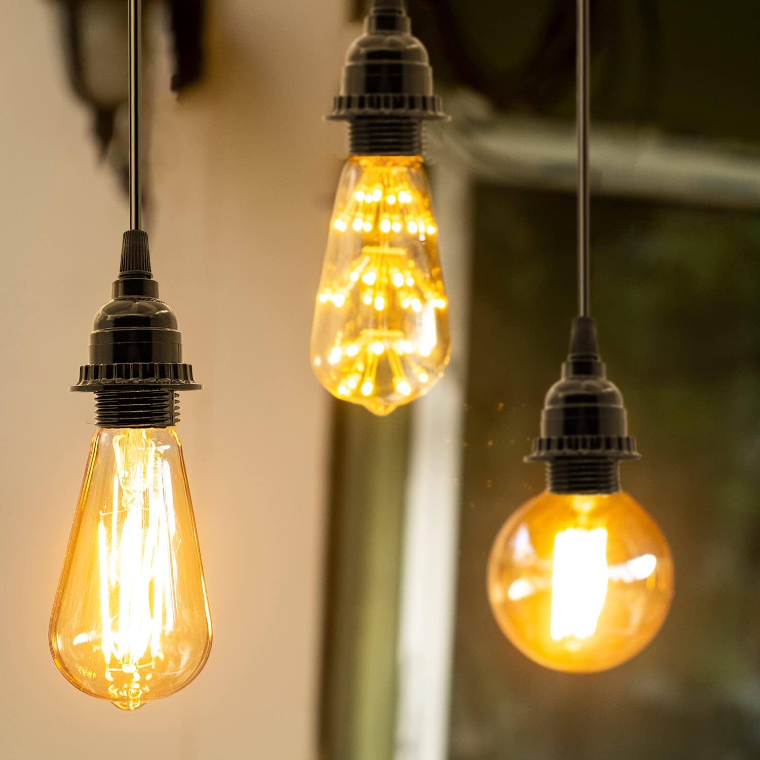 eN product｜hanger light Aokpsrt Plug in Pendant Light, Industrial Hanging Lamps